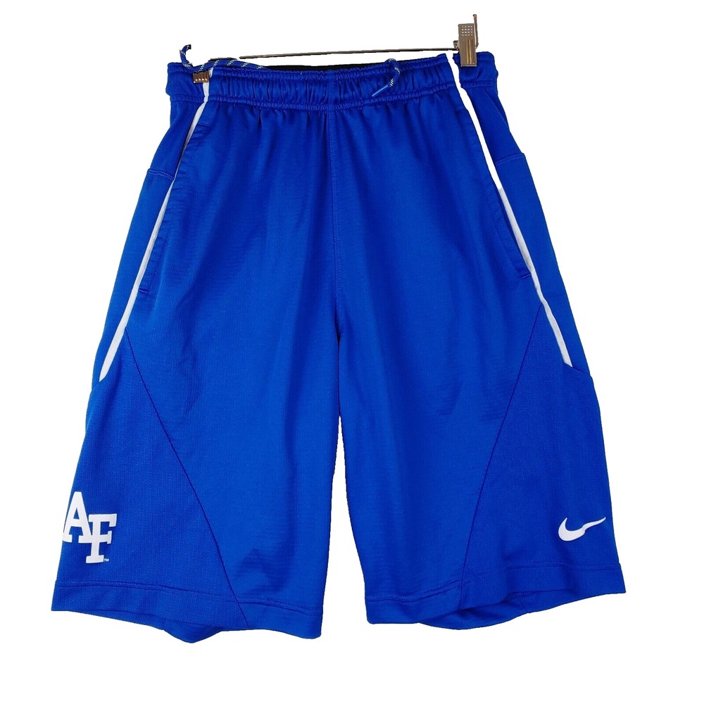 Air Force Falcons Nike Dri-Fit Shorts Mens Small Blue Elastic Waist Basketball